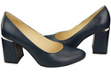 Dámská obuv Navy blue Přírodní kůže 179 ElitaBut