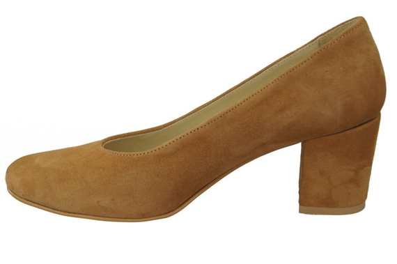 Dámská obuv Červené semišové lodičky 125 ElitaBut