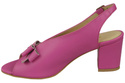 Dámské sandály Fuchsia Faced Natural Leather 148 L ElitaBut