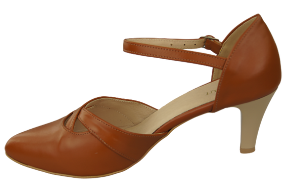 Dámská obuv Červené sandály Přírodní kůže 151 ElitaBut