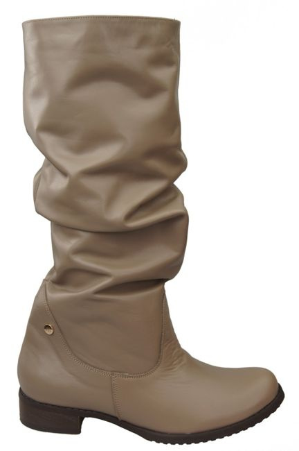 Dámské boty Cappuccino tmavá kůže 123 ElitaBut