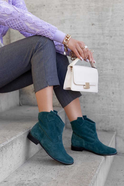 Dámská obuv Obuv Malachite Jaro / podzim přírodní kůže velur 132 L ElitaBut