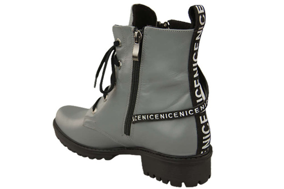 Obuv Kozačky Kozačky Ash Dámské s nápisem NICE Přírodní kůže 173 Od ElitaBut