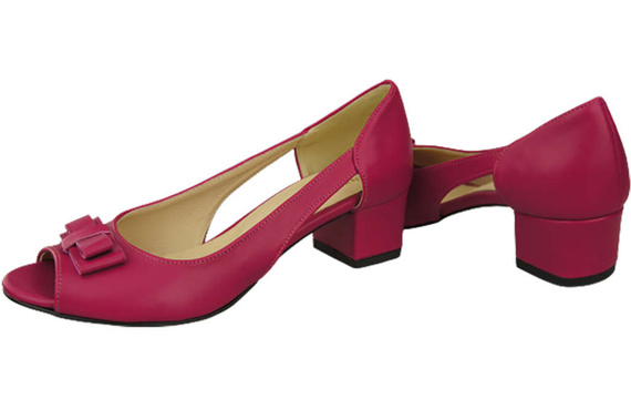 Dámská obuv Sandály Fialová přírodní kůže 145 ElitaBut