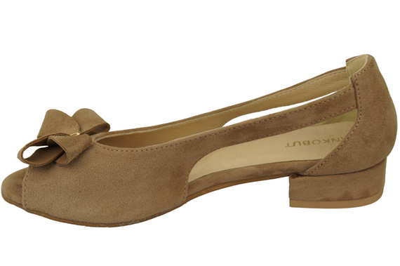 Dámské sandály Olive Natural Suede Leather 994 Z Kombinace stylu a pohodlí ElitaBut