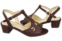 Dámská obuv Sandály Maroon Natural Leather 169 ElitaBut