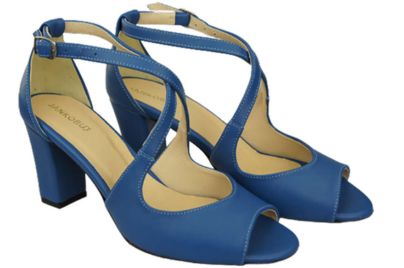 Dámská obuv Sandály Modrá přírodní kůže 186 ElitaBut