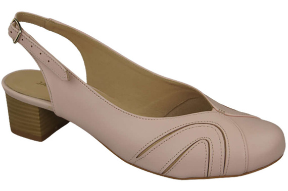 Dámská obuv Sandály z přírodní kůže Powder pink 842 ElitaBut