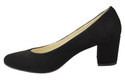 Dámská obuv Black Suede Natural Leather pumps 106 ElitaBut