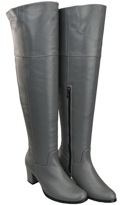 Dámské boty Ash Grey Musketeers High over the knee natural leather 190 ElitaBut