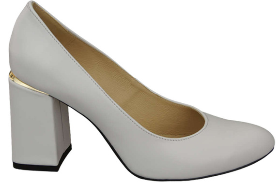 Dámská obuv White Natural Leather 179 ElitaBut