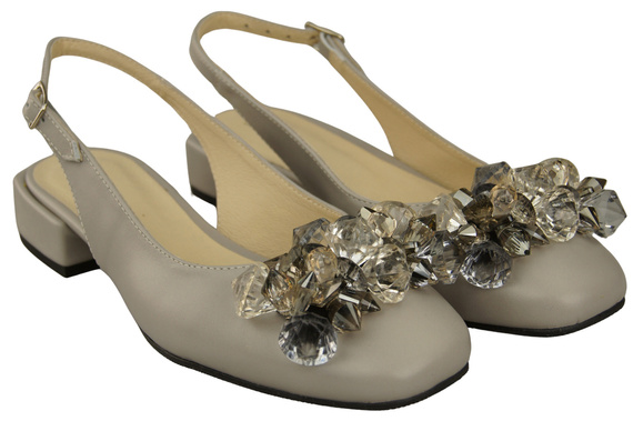 Dámská obuv Sandály Bright Ash s krystaly Přírodní kůže 215 ElitaBut