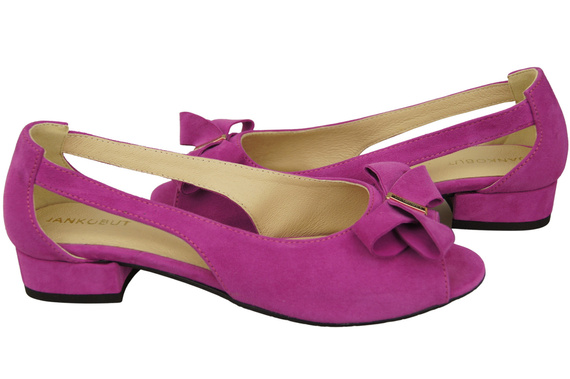 Dámské sandály Cyclamen Natural Suede Leather 994 Z Kombinace stylu a pohodlí ElitaBut