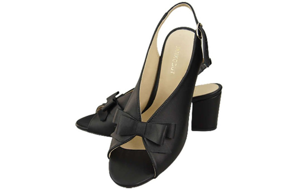 Dámská obuv Black Faced Kožené sandály 148 L ElitaBut