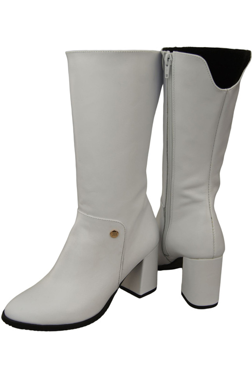 Obuv Dámské boty White to Half Calf přírodní kůže 189 ElitaBut