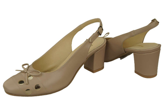 Dámská obuv Sandály Cappuccino Přírodní kůže 167 ElitaBut