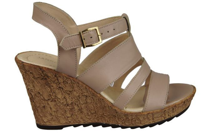 Dámská obuv Sandály z přírodní kůže Cappuccino 921 ElitaBut