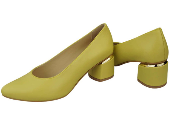 Dámské lodičky Lemon z přírodní kůže 143 ElitaBut