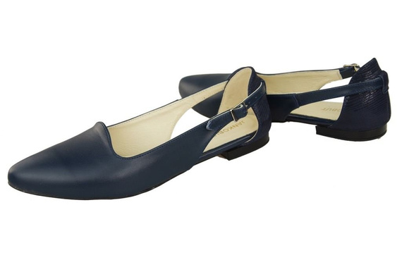 Dámská obuv Sandály Navy Blue Natural Leather 127 ElitaBut