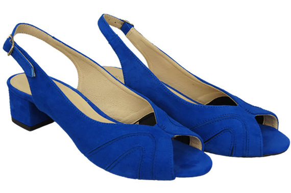 Dámská obuv Sandály semišová kůže Azure 991 ElitaBut