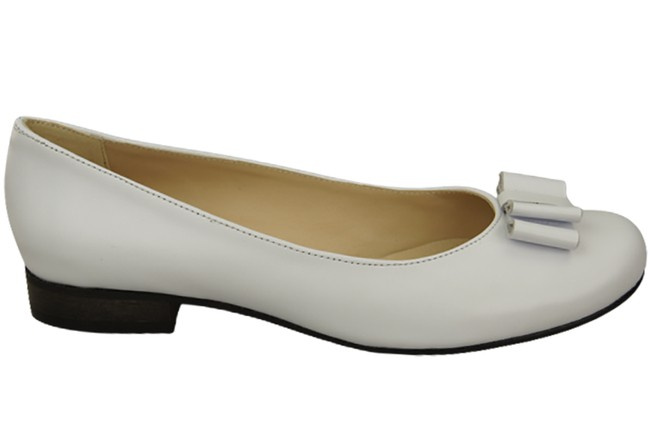 Dámské baletní boty Natural Leather White 702 ElitaBut