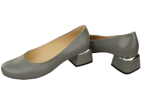 Dámská obuv Natural leather 159 Ash grey ElitaBut