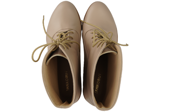 Dámské kozačky Cappuccino lico Jaro/podzim přírodní kůže 155 L ElitaBut