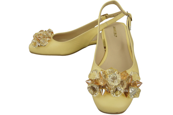 Dámská obuv Banana Sandály s krystaly Přírodní kůže 215 ElitaBut