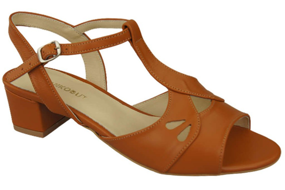 Dámská obuv Sandály Červená přírodní kůže 169 ElitaBut