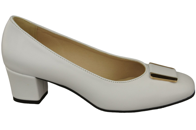 Dámská obuv Natural Leather 187 White ElitaBut