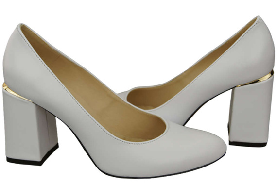 Dámská obuv White Natural Leather 179 ElitaBut