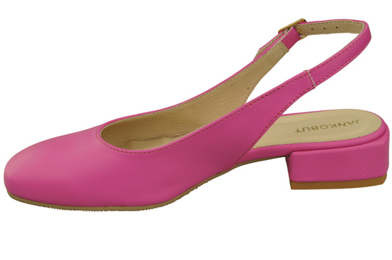 Dámská obuv Sandály Fuchsie Plochý podpatek Přírodní kůže 206 ElitaBut