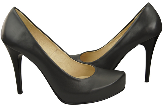 Dámská obuv Graphite Leather Stiletto pumps 205 ElitaBut
