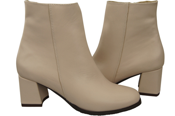 Dámské boty Cappuccino Bright for Winter přírodní kůže 214 Od ElitaBut