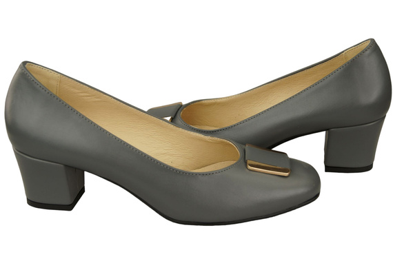 Dámská obuv Dámské lodičky Přírodní kůže 187 Ash ElitaBut