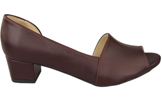 Dámská obuv Sandály Maroon Natural Leather 147 ElitaBut
