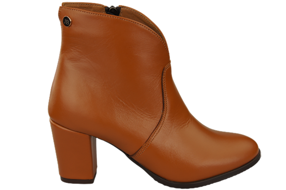 Obuv Dámské zimní kožené boty Červená 152 Z ElitaBut