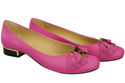 Dámské baletní boty Natural Leather Fuchsia 894 ElitaBut