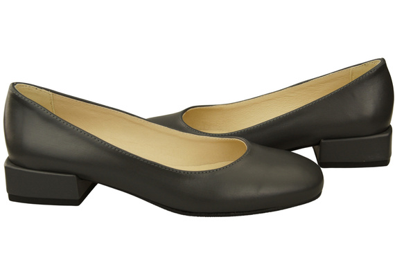 Pohodlná dámská obuv Graphite Flats Natural Leather 204 ElitaBut