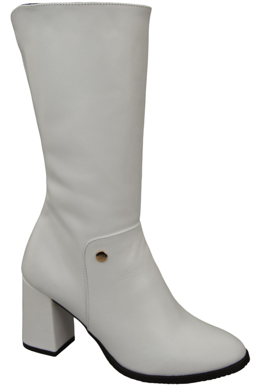 Obuv Dámské boty White to Half Calf přírodní kůže 189 ElitaBut