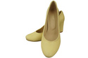 Obuv Classic Women's Banana Natural Leather Almond Nose pumps 201 ElitaBut