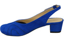 Dámská obuv Natural Leather Suede Sandals Azure 842 Z ElitaBut