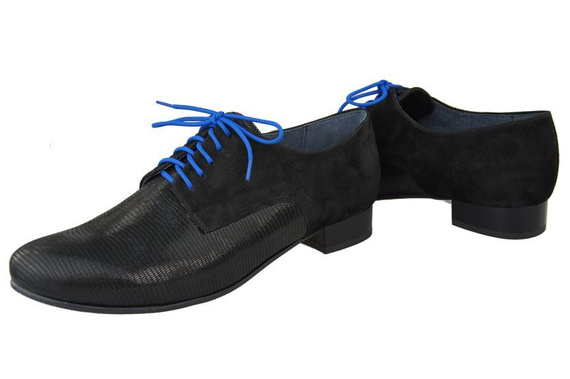 Dámská obuv Šněrovací boty z přírodní kůže Black 959 ElitaBut