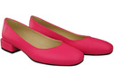 Pohodlná dámská obuv Pumpkins Neon Pink Flat Natural Leather 204 ElitaBut