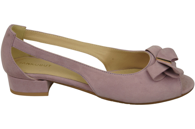 Dámské sandály Bright Lilac Natural Suede Leather 994 s kombinací stylu a pohodlí ElitaBut