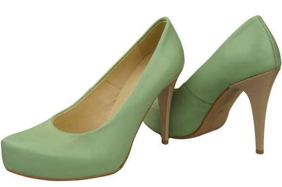 Dámská obuv Mint Leather Stiletto pumps 205 ElitaBut
