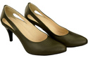 Dámská obuv Olive Leather pumps 166 ElitaBut