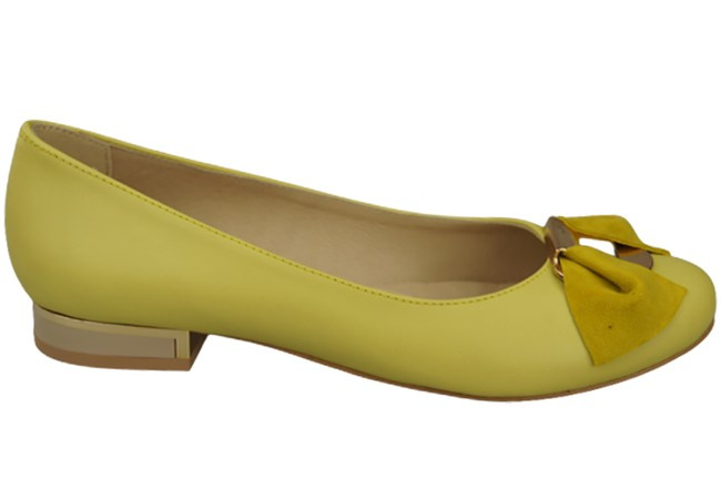 Dámské baletní boty Natural Leather Lemon 894 ElitaBut
