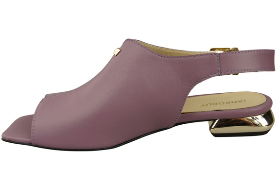 Pohodlná dámská obuv Sandály Lila Plochý zlatý podpatek Přírodní kůže 207 ElitaBut