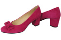 Dámská obuv Purple Natural Leather Suede pumps 163 ElitaBut